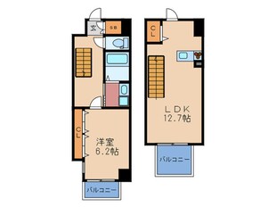 オアシス梅田の物件間取画像